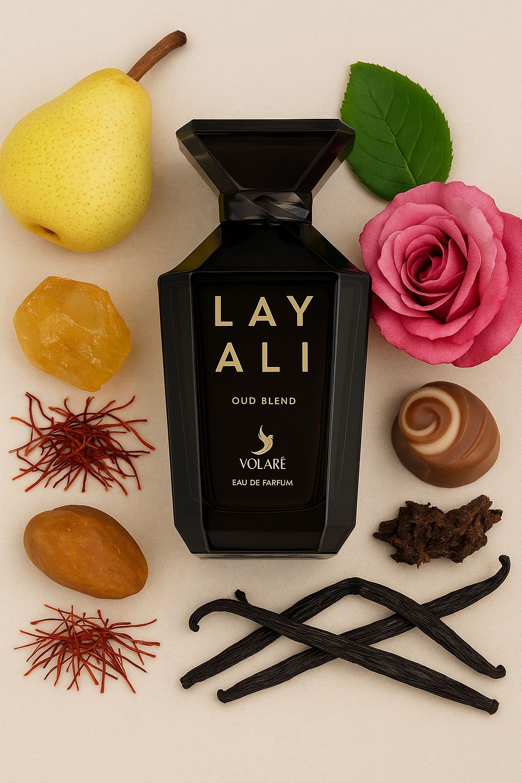 Layali Oud Blend - Volaré 100ml Eau De Parfum Femme Made in dubai
