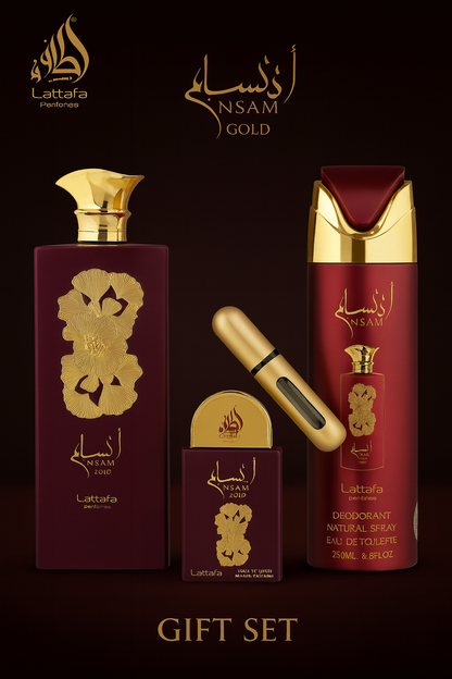 ANSAAM GOLD LATTAFA PRIDE COFFRET CADEAU